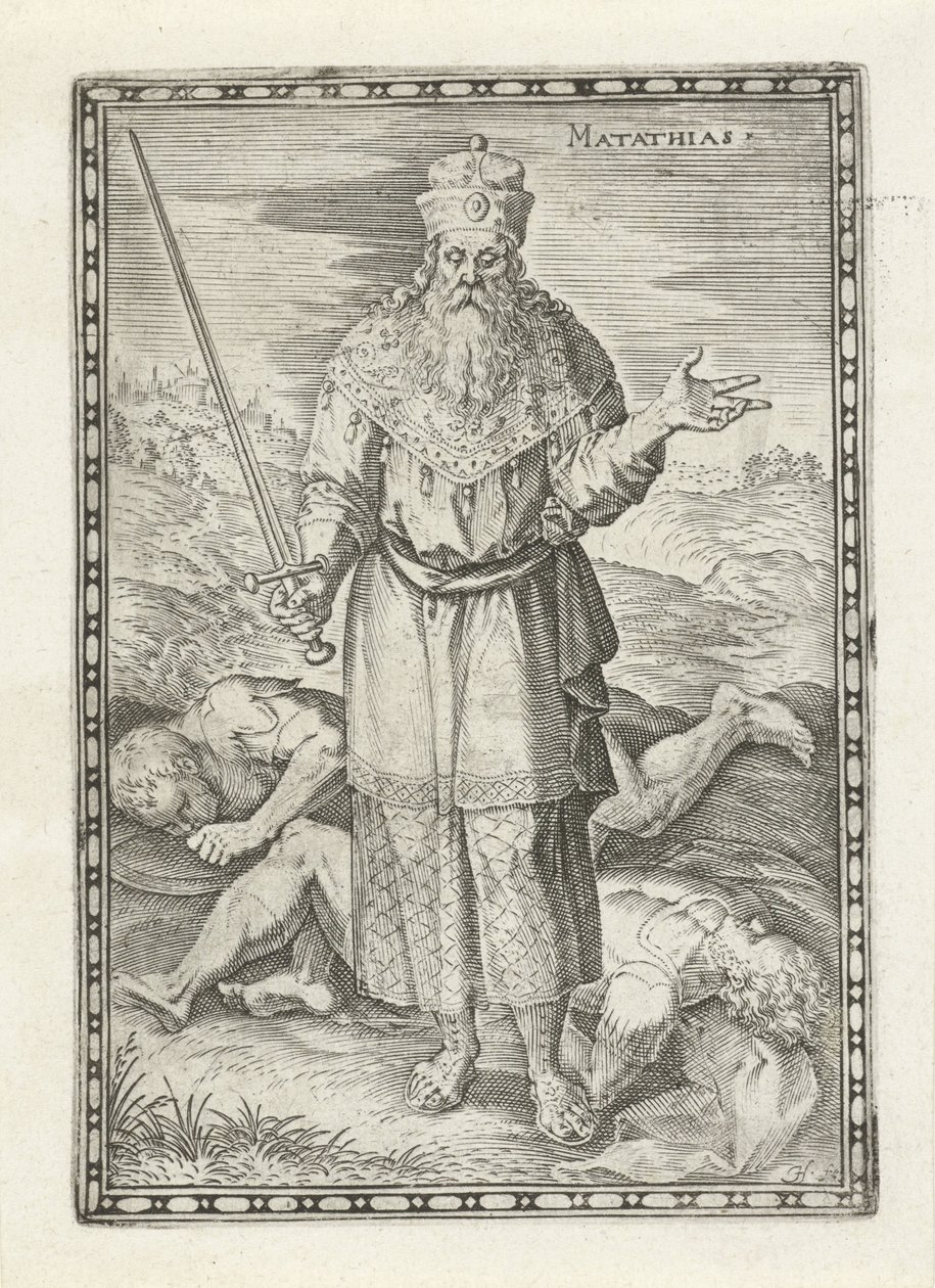 Mattathias (detail) by Johann Sadeler (I)