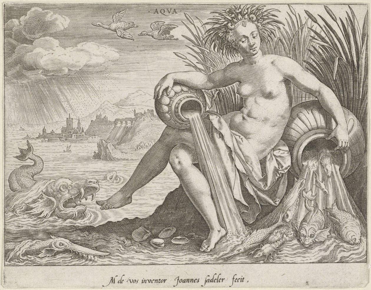Water by Johann Sadeler (I)