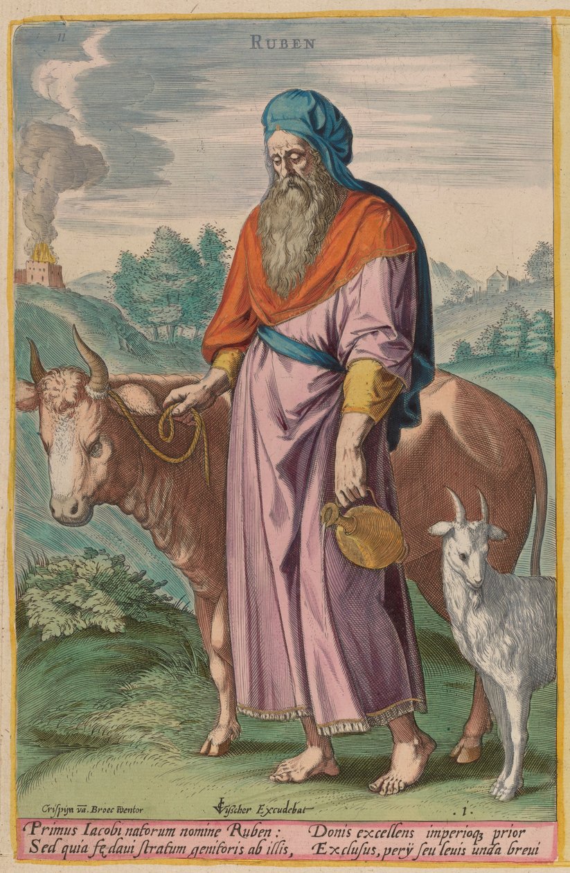 Ruben, c. 1585 by Johann Sadeler I