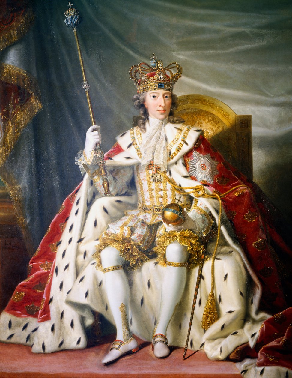 Portrait of Christian VI of Denmark by Johann Salomon Wahl
