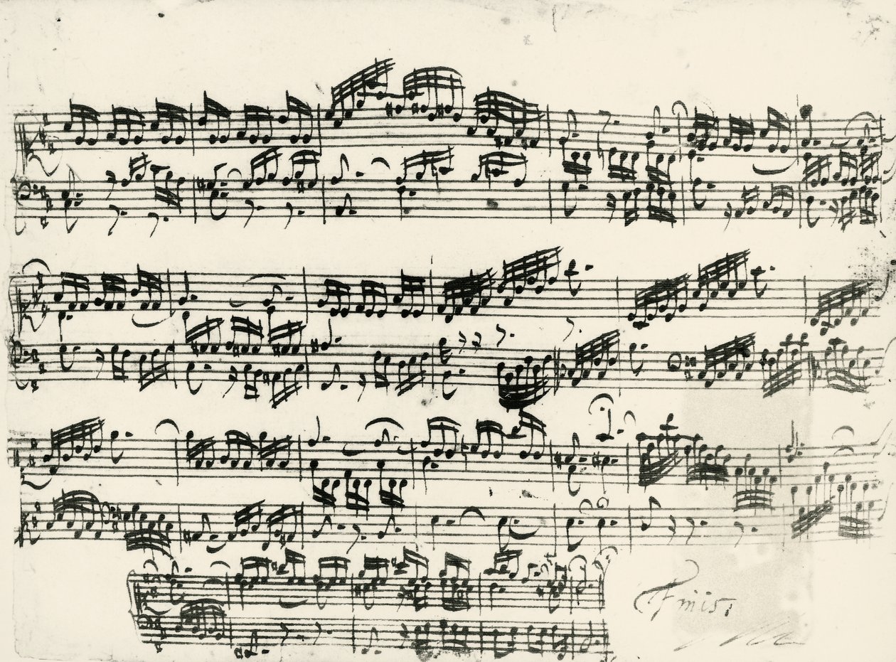 Score for 15 Inventions BWV 772-801, 2-part contrapuntal by Johann Sebastian Bach by Johann Sebastian Bach