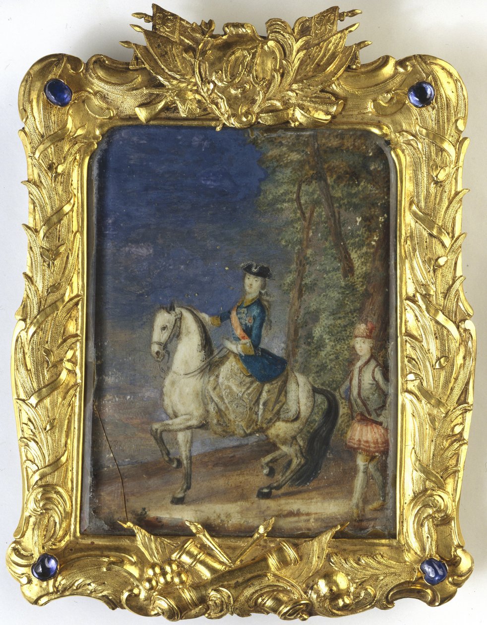 Equestrian Portrait of Empress Catherine II by Johann Stenglin
