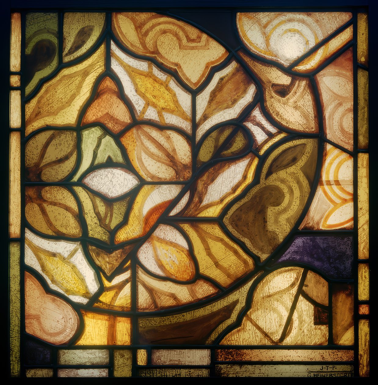 Ornamental Window by Johan Thorn Prikker