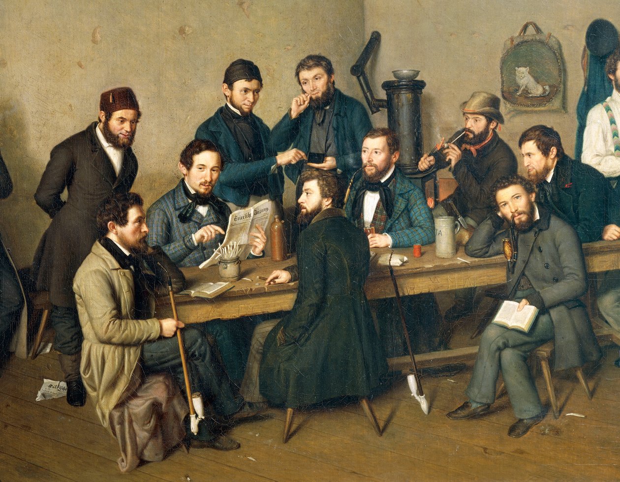 Arrested revolutionists in Trier (detail) by Johann Velten