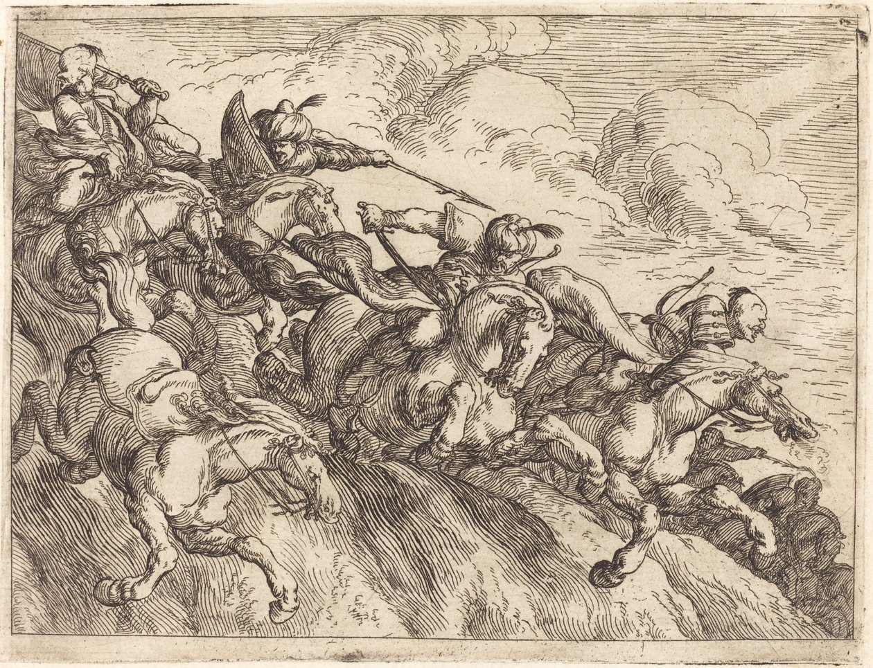 Caprices of Various Battles by Johann Wilhelm Baur