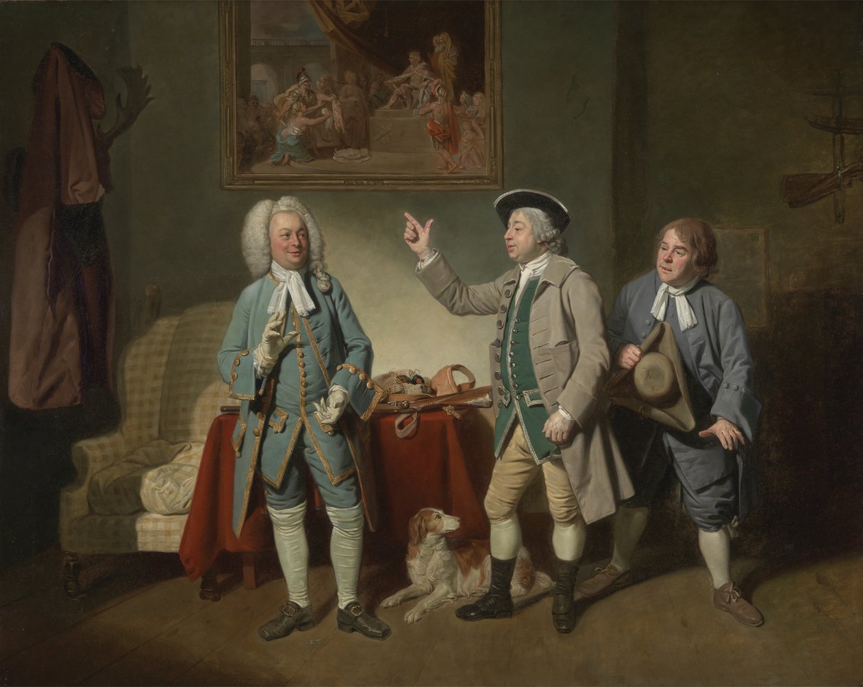 Edward Shuter, John Beard and John Dunstall in Isaac Bickerstaff