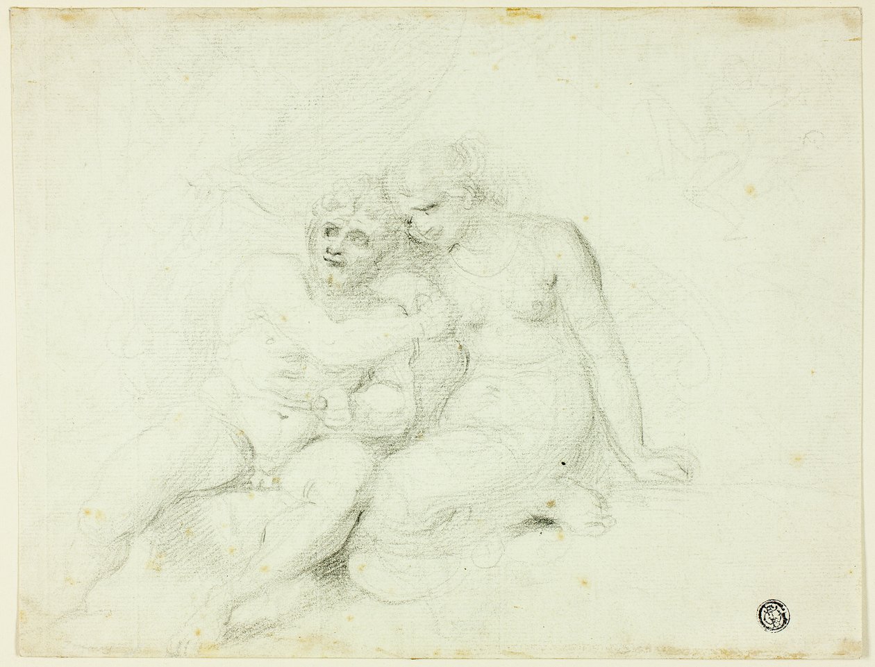 Seated Male Near Female by Johann Zoffany