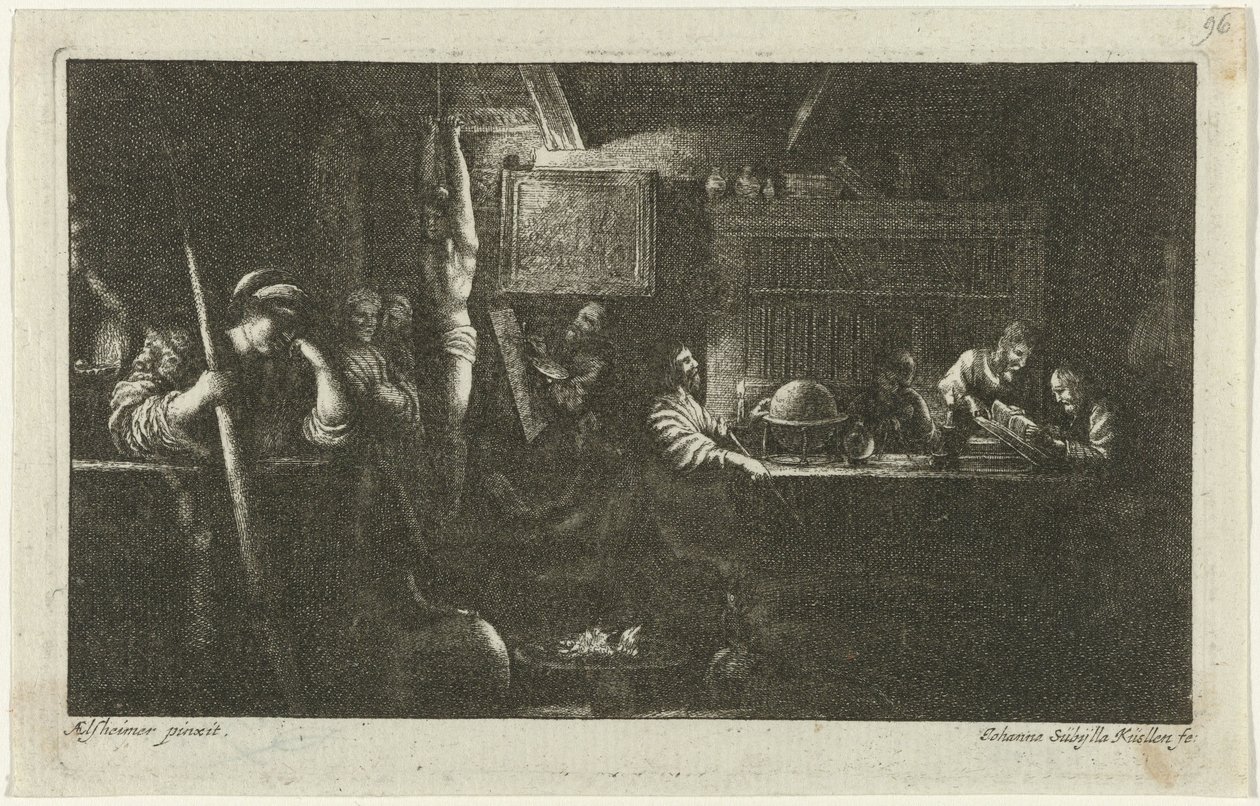 Minerva as Protector of the Arts and Sciences by Johanna Sibilla Küsel