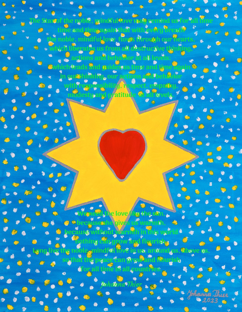 The Star of the Noble, Mindful Love by Johanna Thier