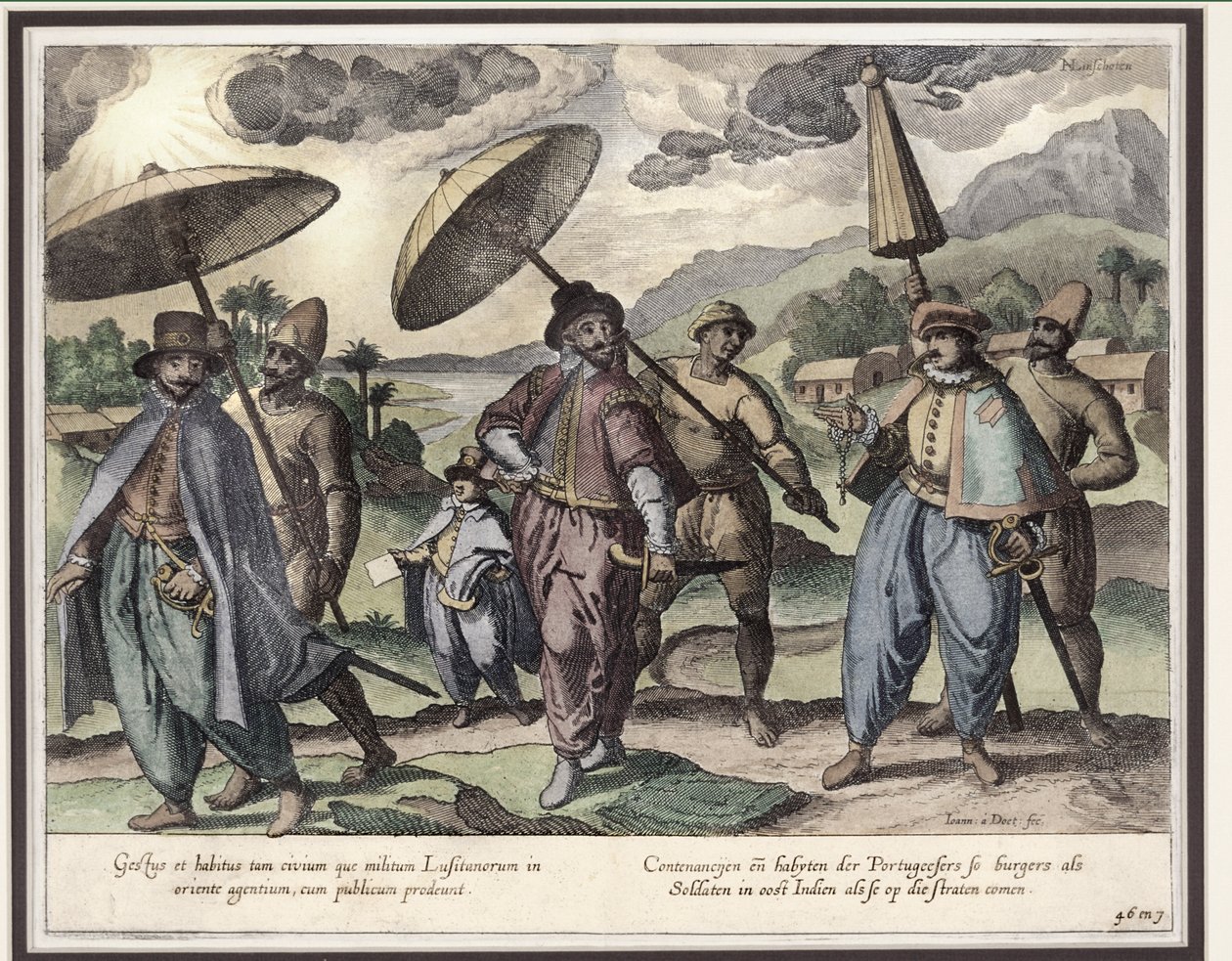 Portuguese in Goa, illustration from 