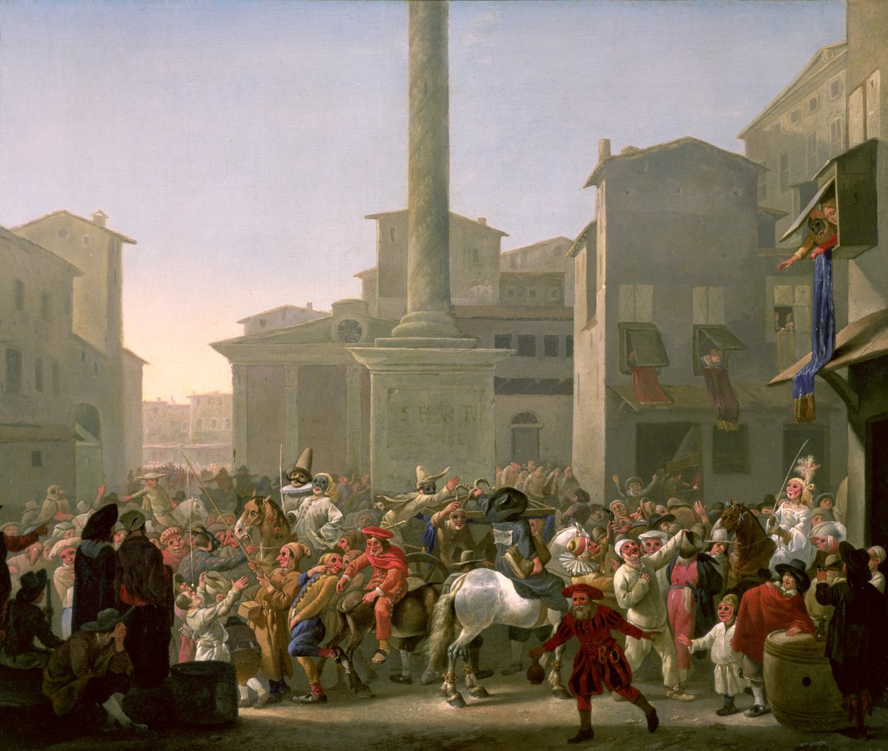 Carnival in Rome, c.1650-51 by Johannes Lingelbach