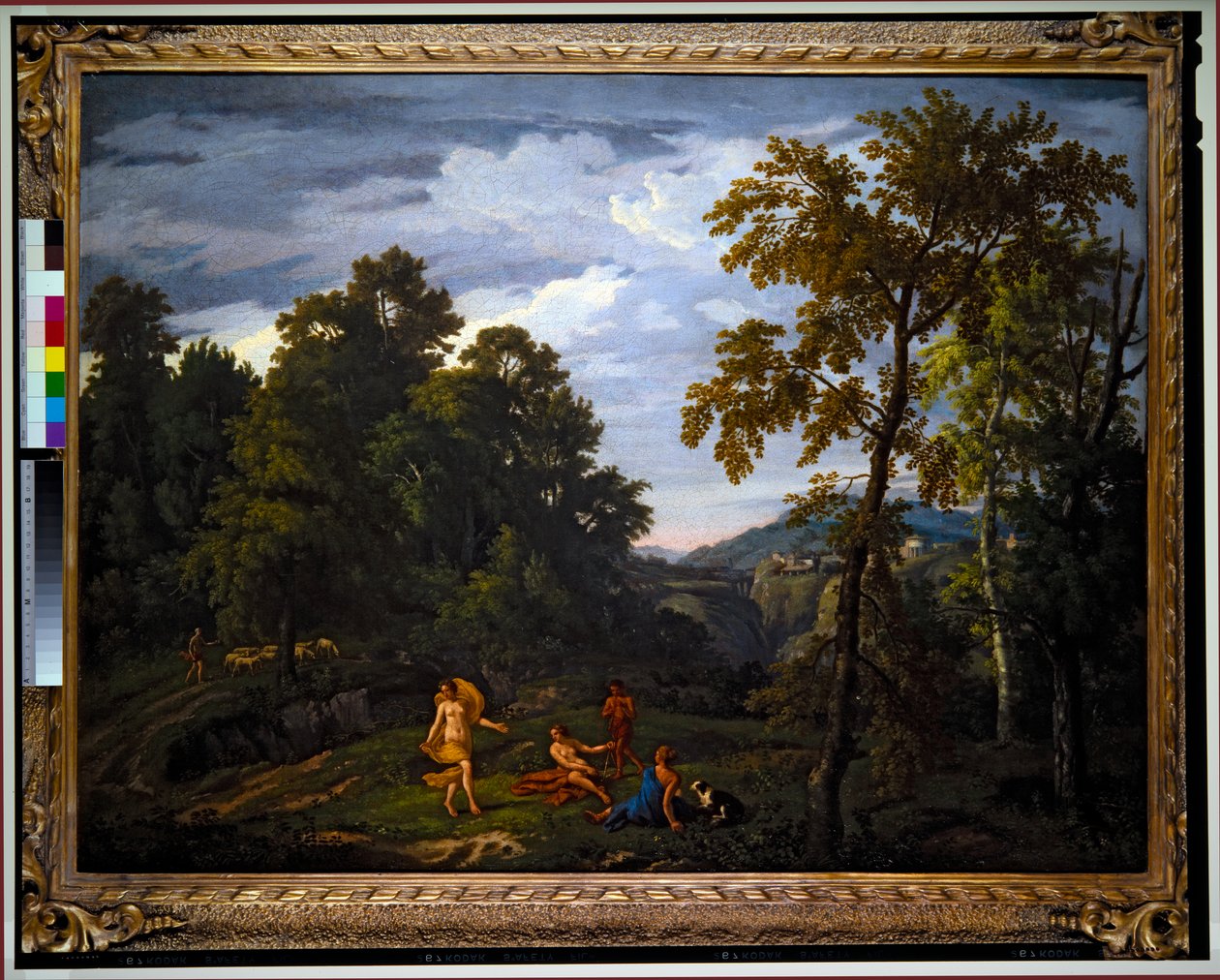 Landscape with Classical Figures by Johannes (1646 c.1726) Glauber