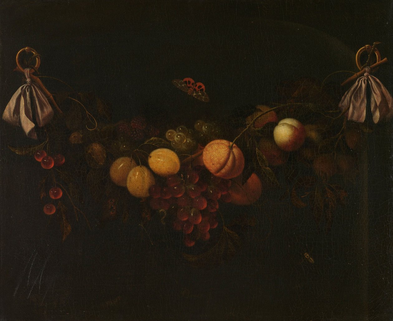 Festoon of Fruits, c.1653-1658 by Johannes Borman