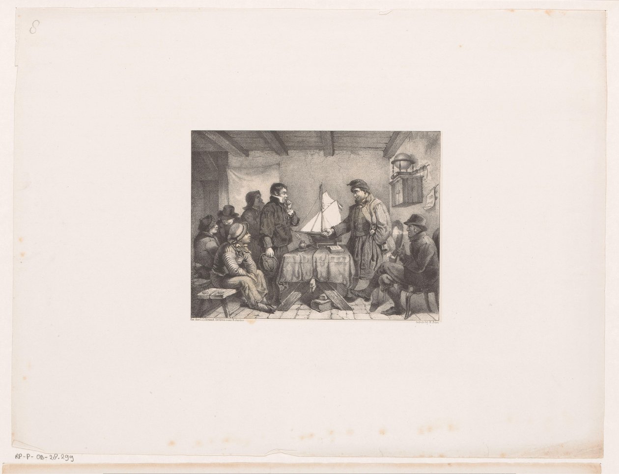 Payment of the Ship Boys by Johannes Christiaan d