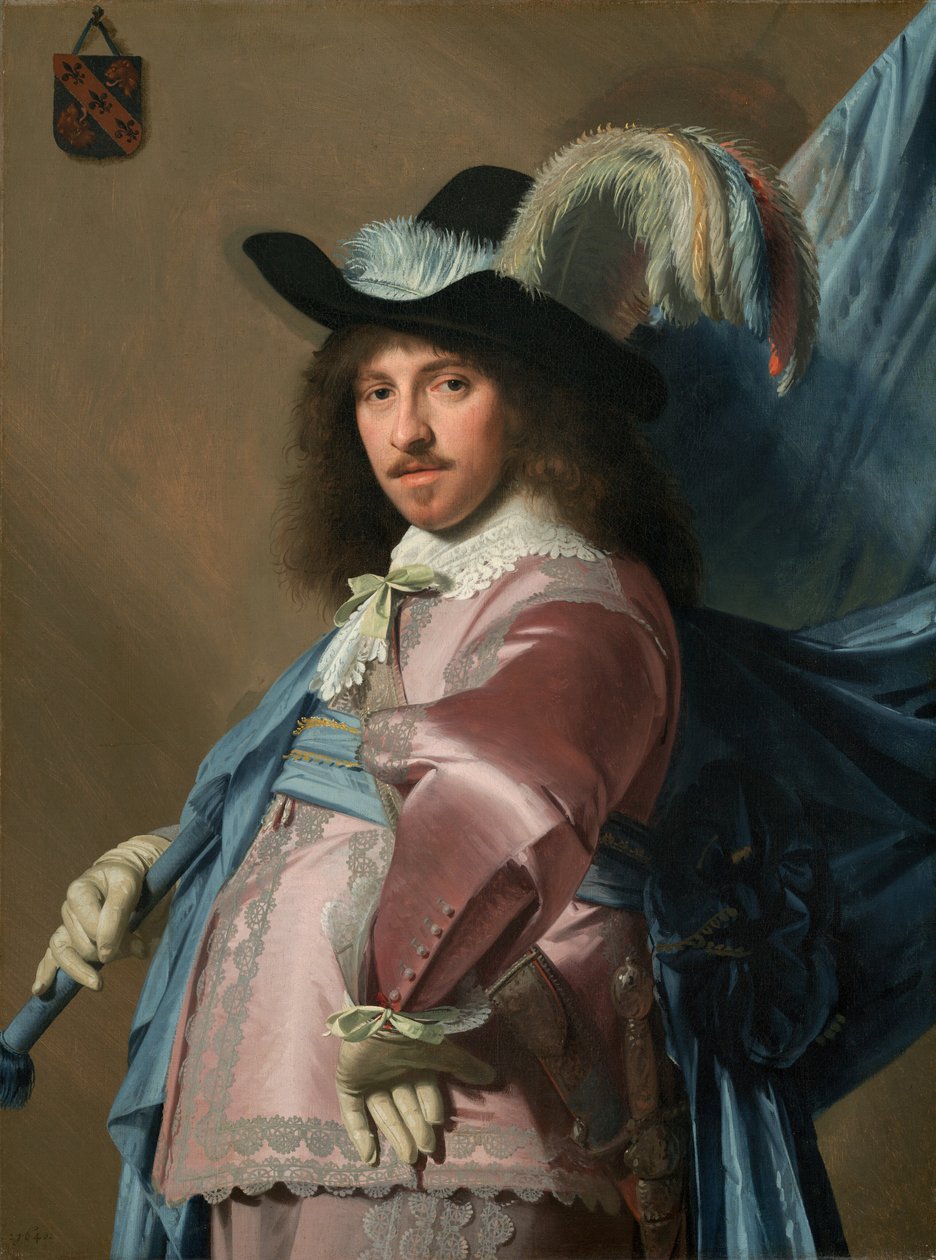 Andries Stilte as a Standard Bearer by Johannes Cornelisz. Verspronck