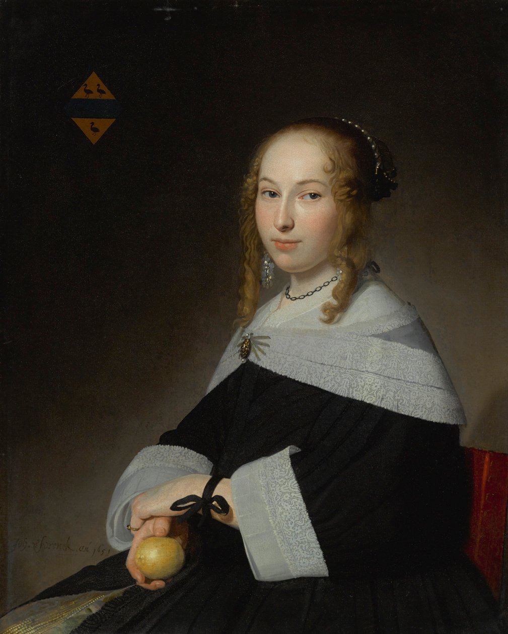 Portrait of Margaretha Dicx (1634-1697) by Johannes Cornelisz Verspronck
