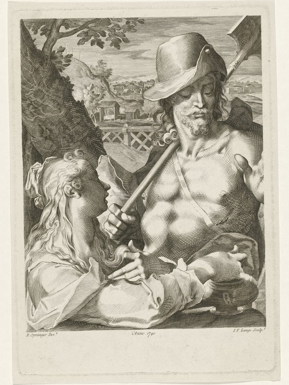 Christ Appears as a Gardener to Mary Magdalene by Johannes Fredericus Lange