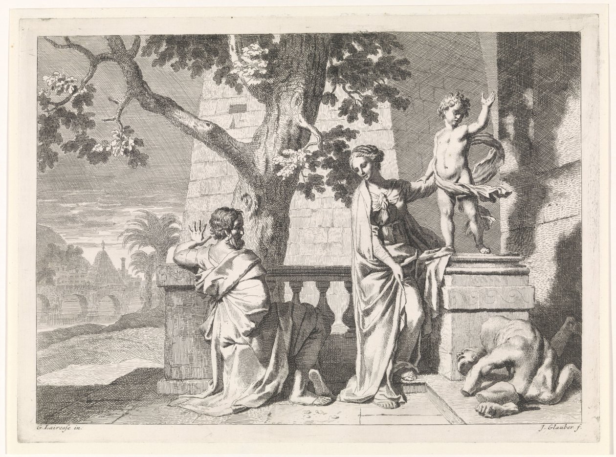 Christ Breaks an Idol (Biblical, Mythological, and Allegorical Representations series) by Johannes Glauber