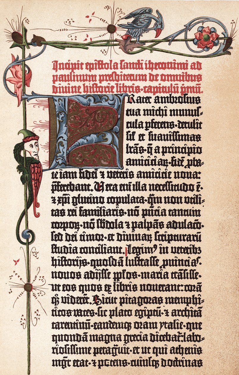 Page from Gutenberg