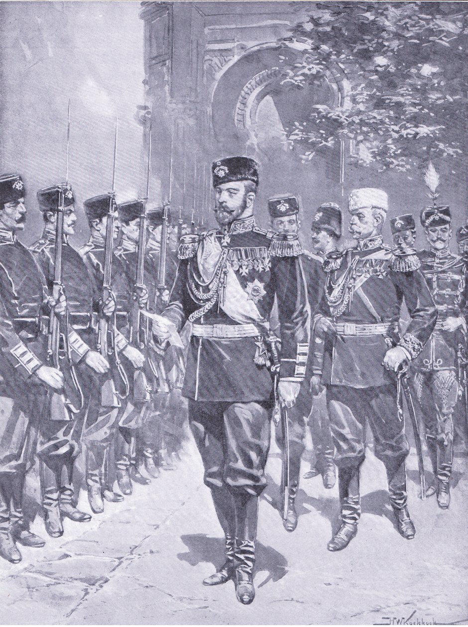 His Imperial Majesty the Tsar by Johannes Hermann Barend Koekkoek