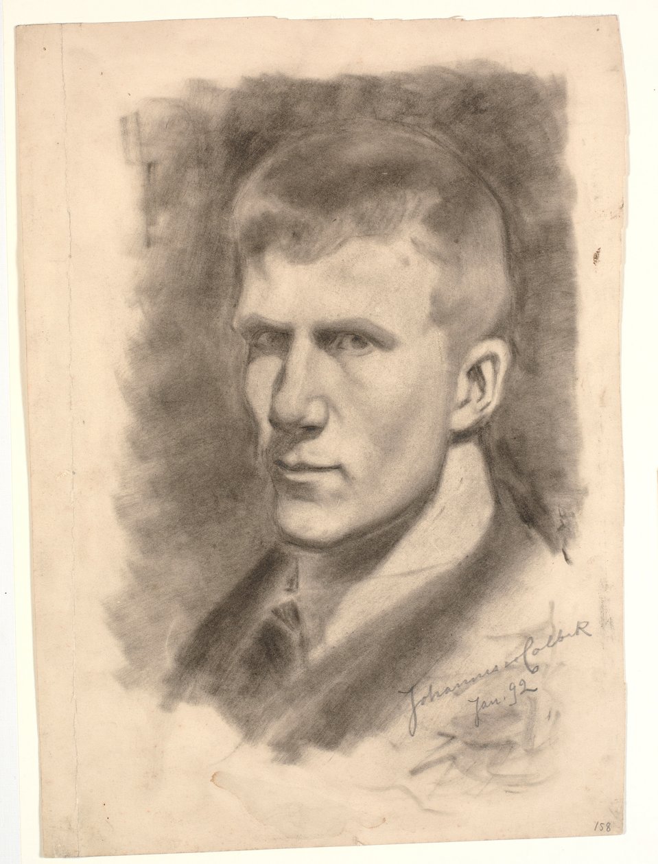 Self-Portrait by Johannes Holbek