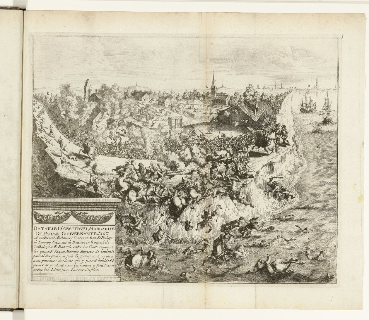 Battle of Oosterweel, 1567 by Johannes Jacobsz van den Aveele