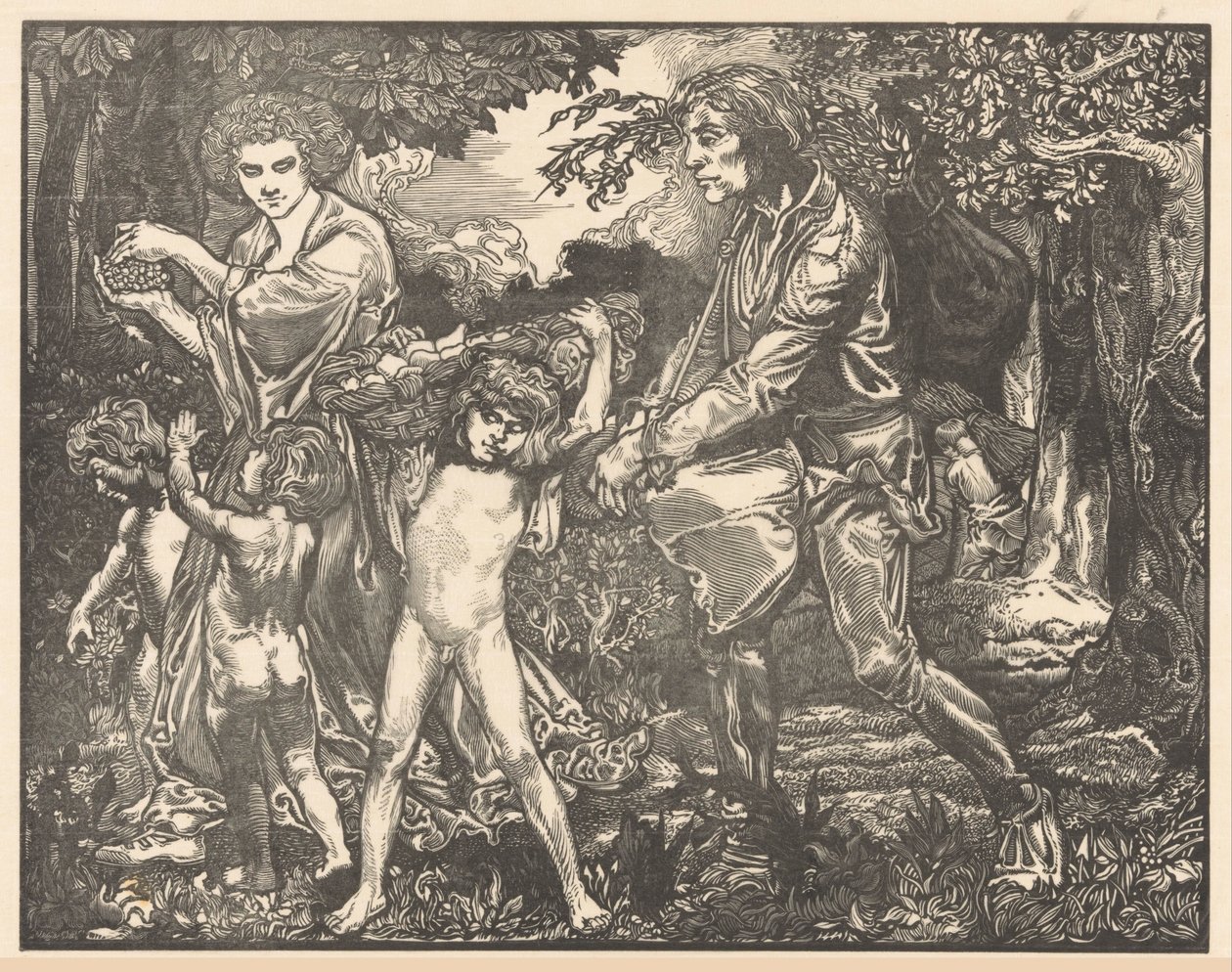 Fruit Harvest by Johannes Josephus Aarts (signed by artist)