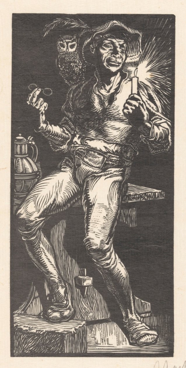 Till Eulenspiegel by Johannes Josephus Aarts (signed by artist)