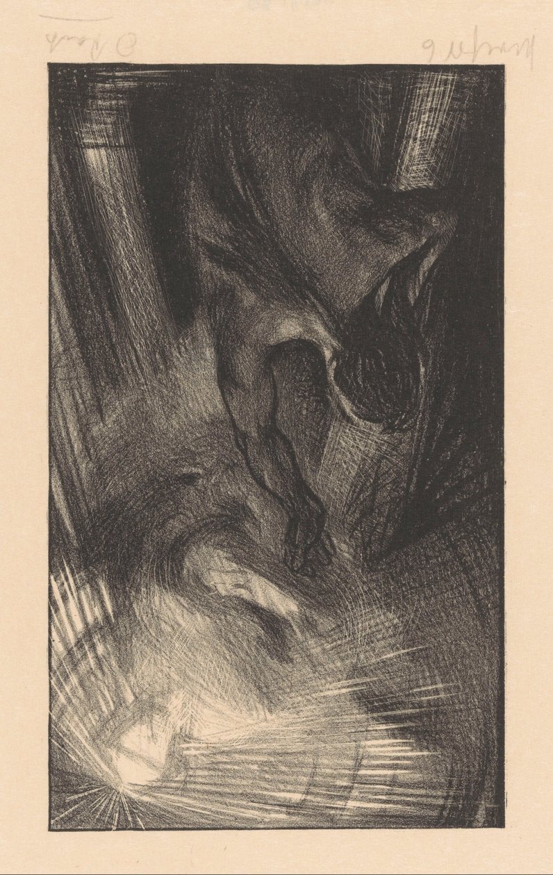 Appearance of a Luminous Figure by Johannes Josephus Aarts (signed by artist)