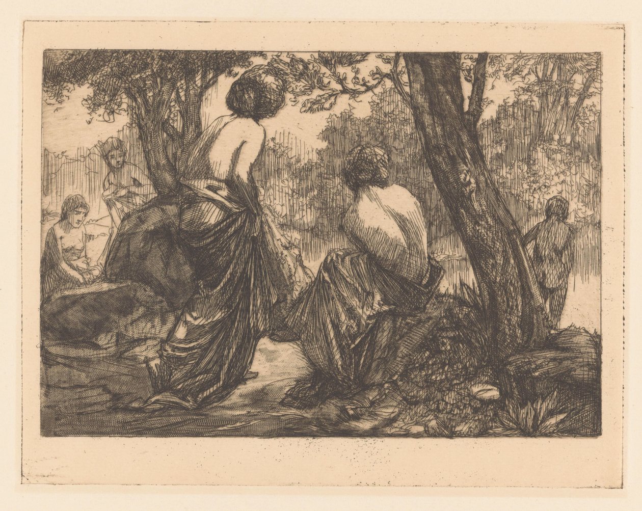 Bathing Women by Johannes Josephus Aarts