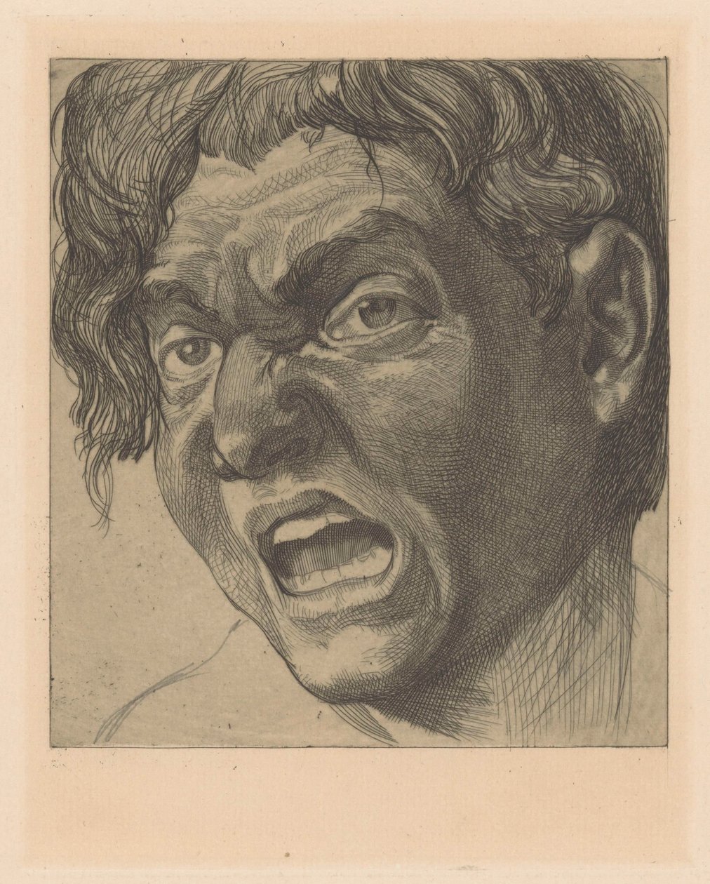 Yawning Man by Johannes Josephus Aarts