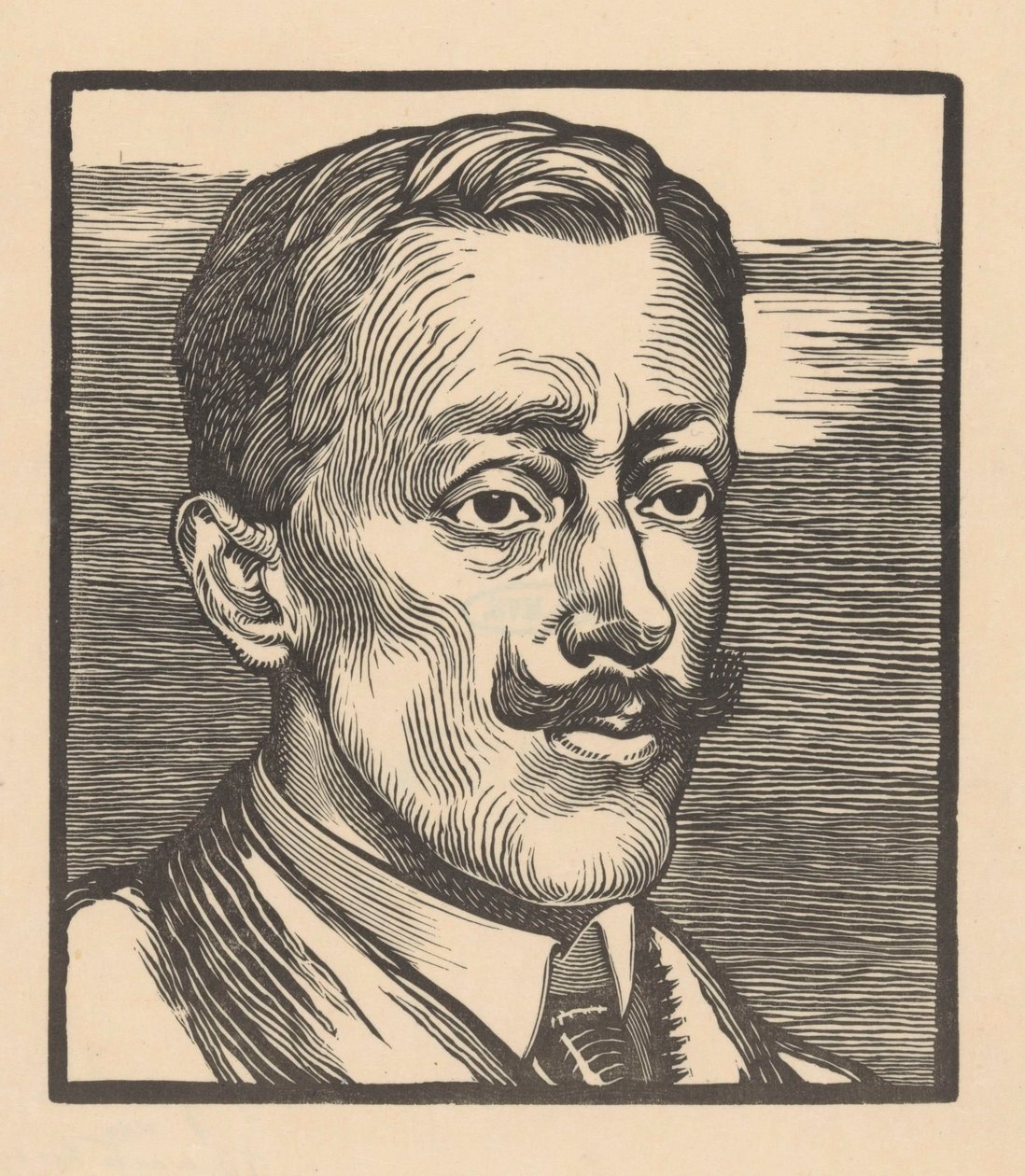 Portrait of François Gérard Waller by Johannes Josephus Aarts