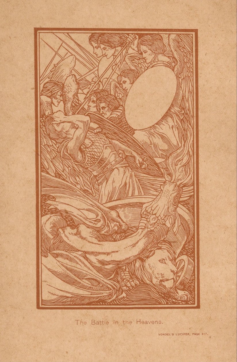 Battle in the Heavens by Johannes Josephus Aarts