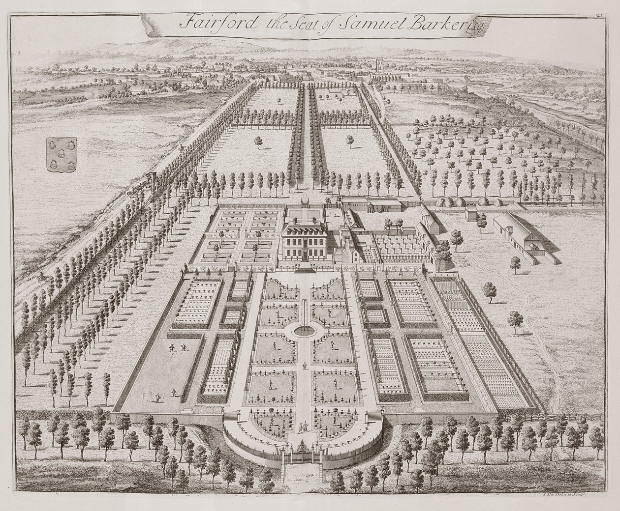 Fairford House, the Seat of Samuel Barker, from 