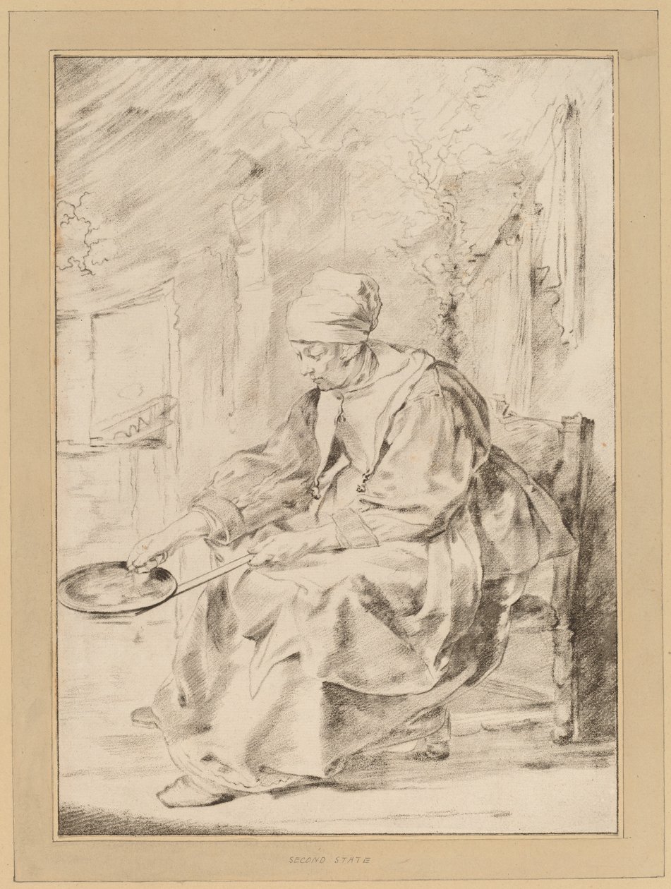 Pancake Woman, 1768 by Johannes Kornlein