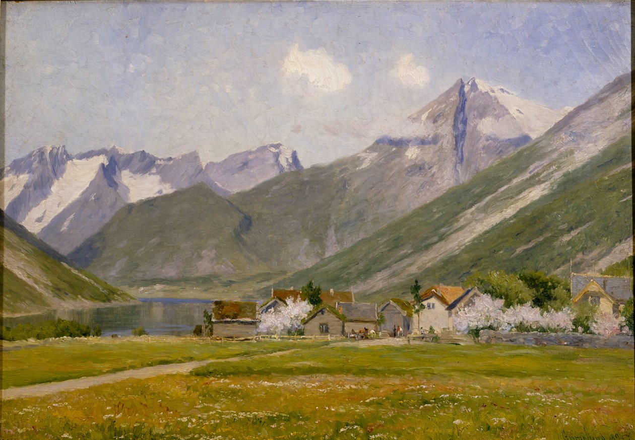 Oeie, Norangsvalley by Johannes Martin Grimelund