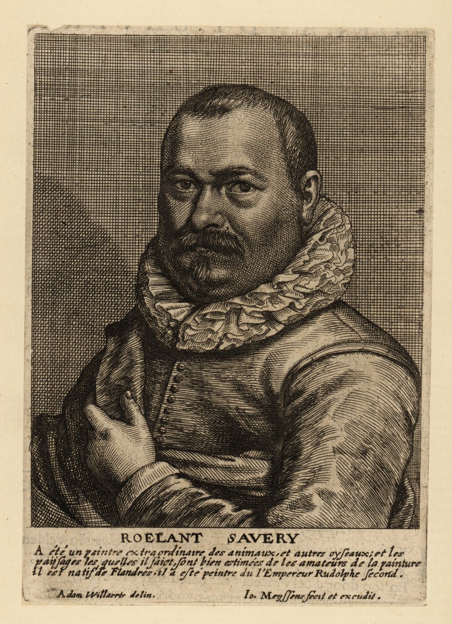 Portrait of Roelant Savery by Johannes Meyssens