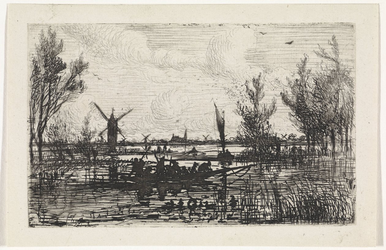 Dutch Landscape by Johannes Tavenraat