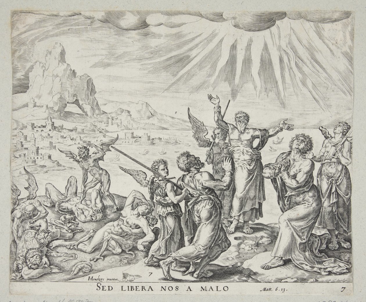 Man Delivered from All Evil by Johannes Wierix