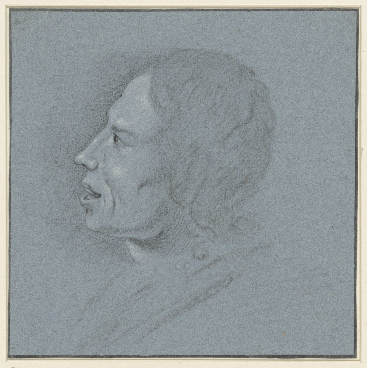 Self-Portrait of Draughtsman Johannes Ziesenis by Johannes Ziesenis