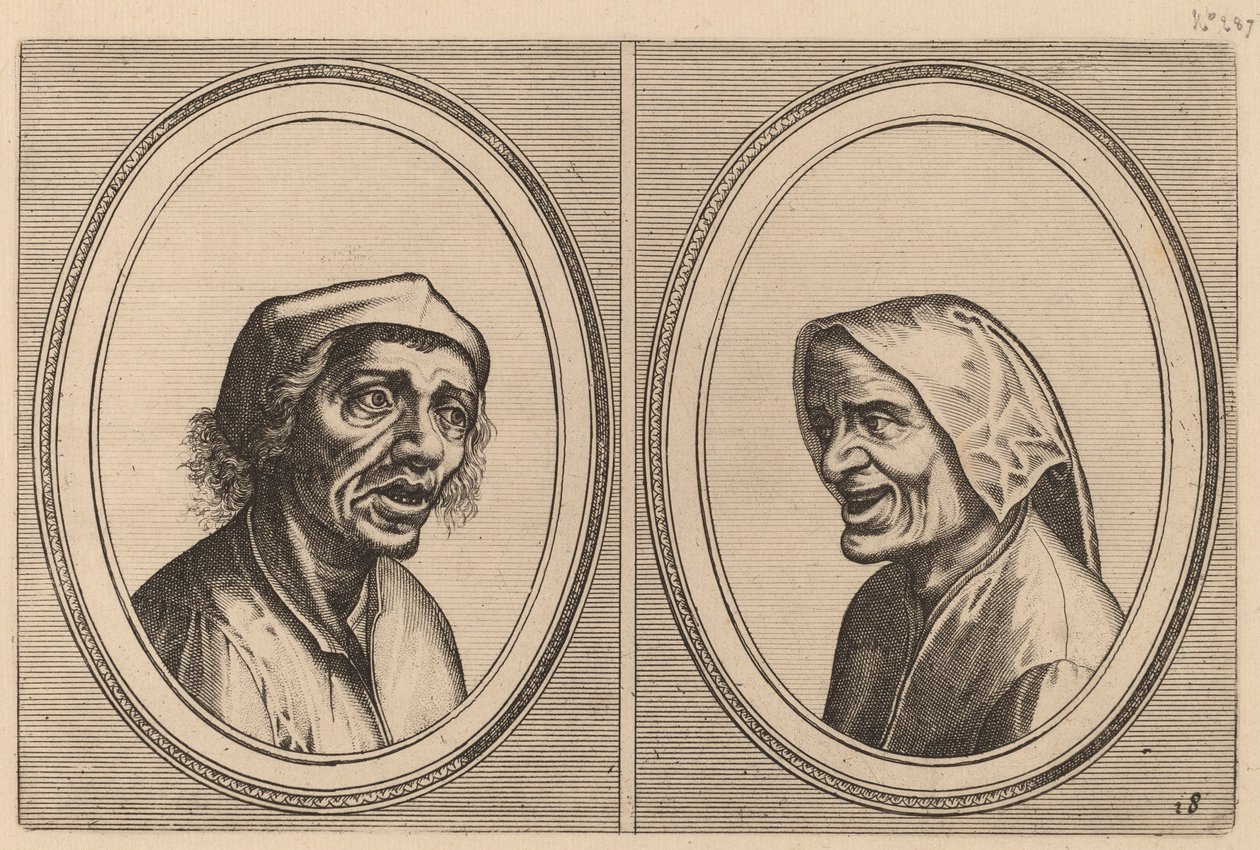 Goe Geurtjen and Kribbighe Babbe by Johannes and Lucas van Doetechum after Pieter Bruegel the Elder