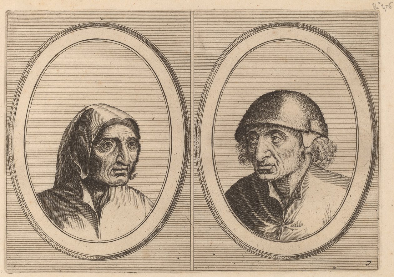 Rijckje Schimmel-penninghs and Lubbert Leever-worst by Johannes and Lucas van Doetechum after Pieter Bruegel the Elder