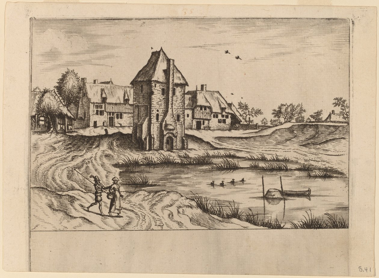 Farms by Johannes van Doetechum, the Elder and Lucas