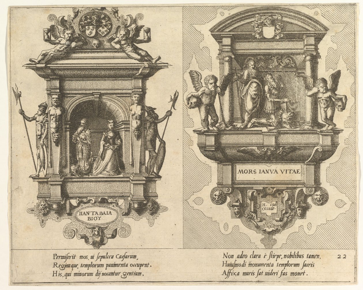 Cœnotaphiorum 22, 1563 by Johannes and Lucas van Doetecum