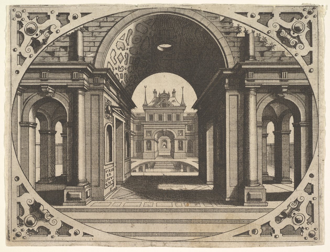 Plate from Varie Architecture by Johannes van Doetecum I