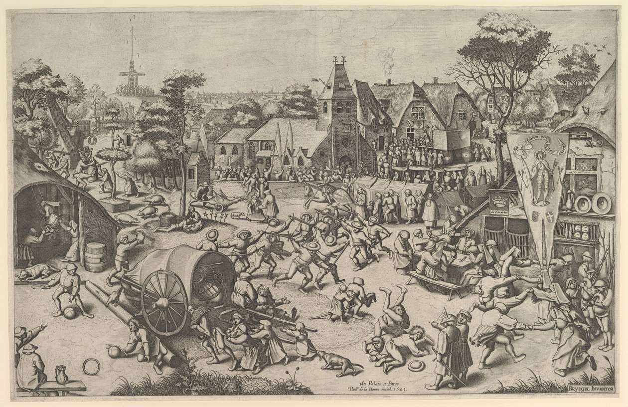 The Kermis of Saint George by Johannes van Doetecum I