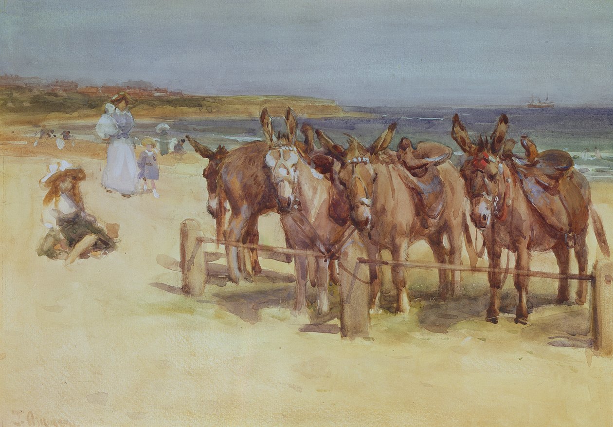 The Longsands, Tynemouth, Northumberland by John Atkinson