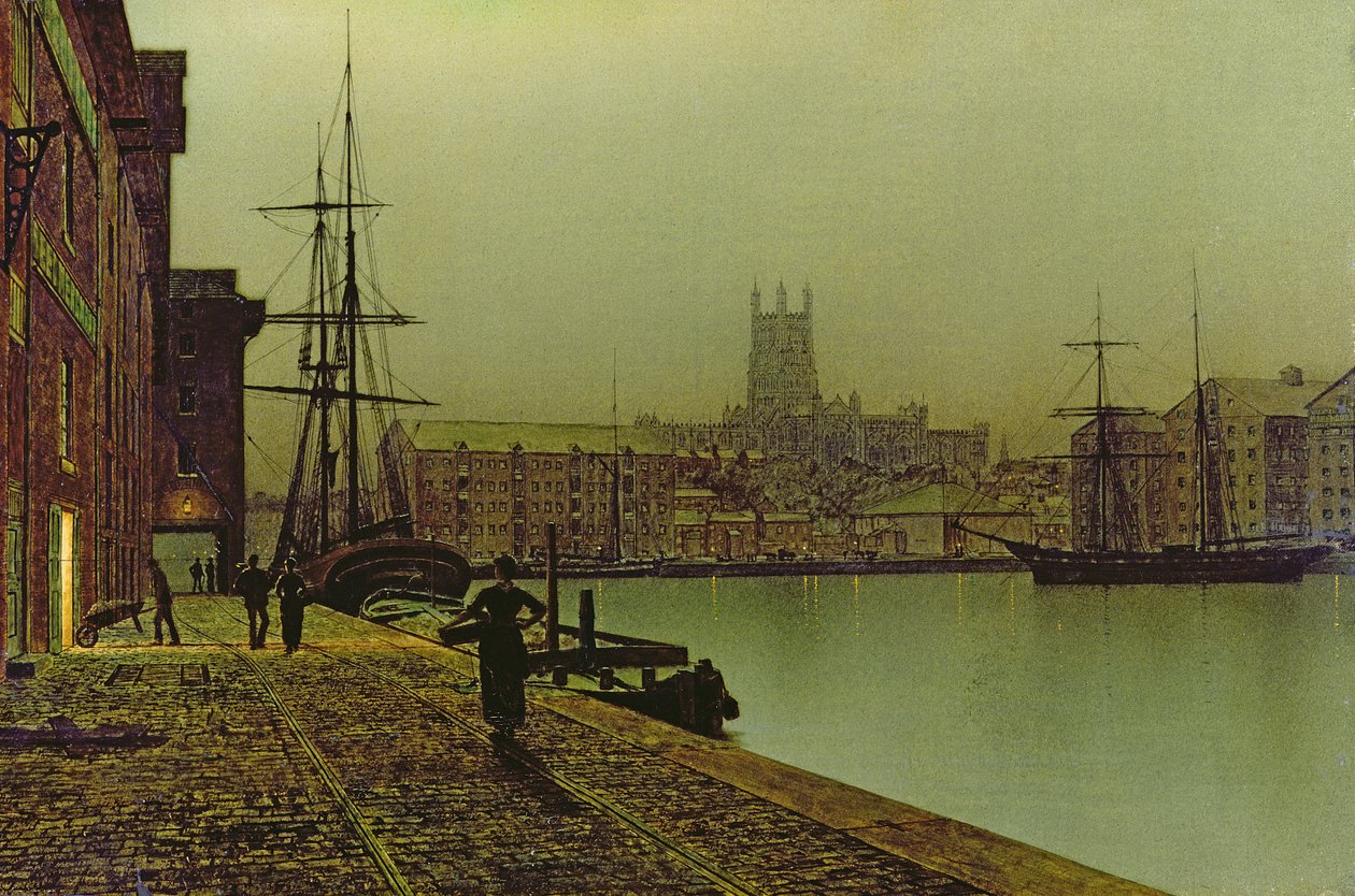 Gloucester Docks, c.1880 by John Atkinson Grimshaw