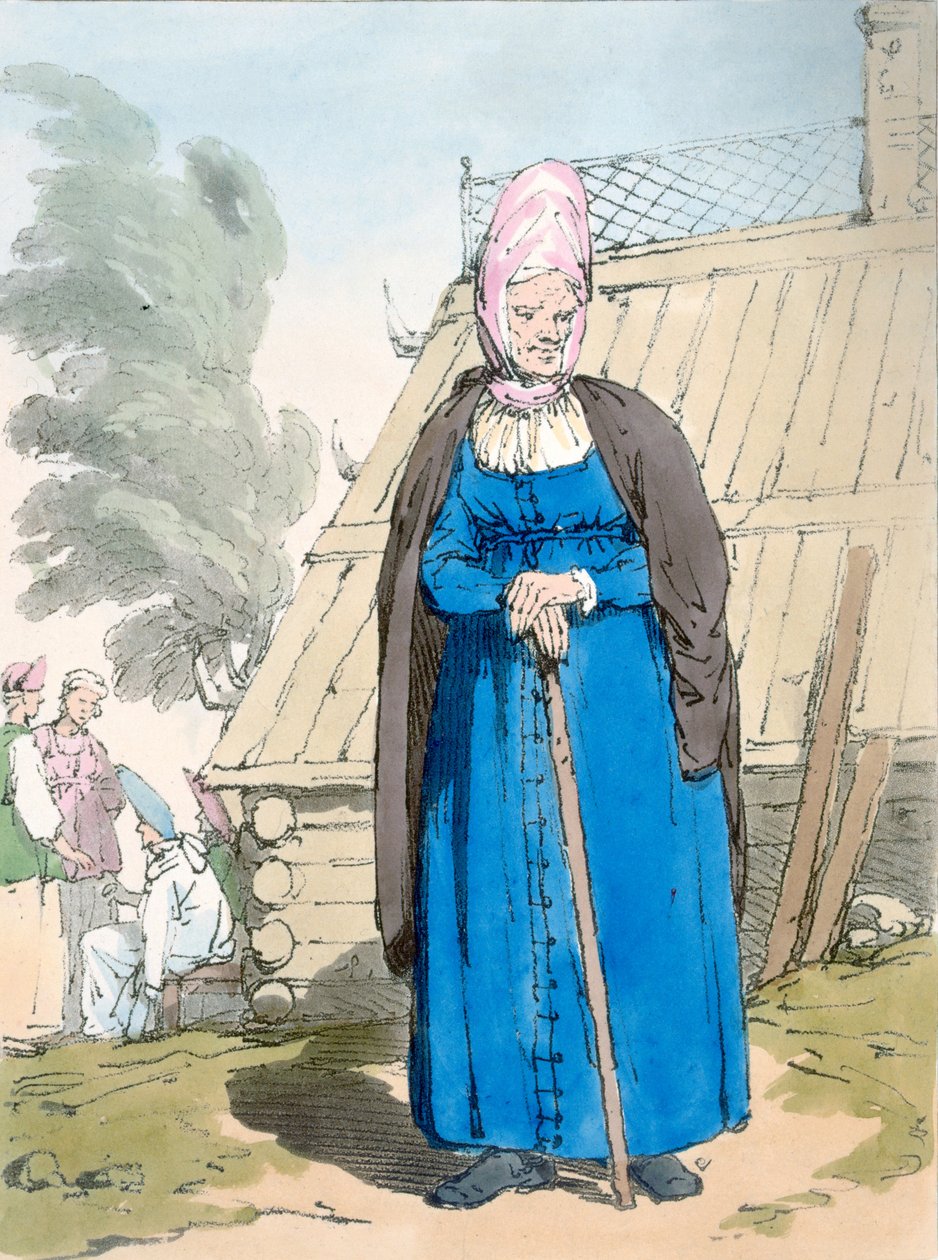 Baba or Old Woman by John Augustus Atkinson