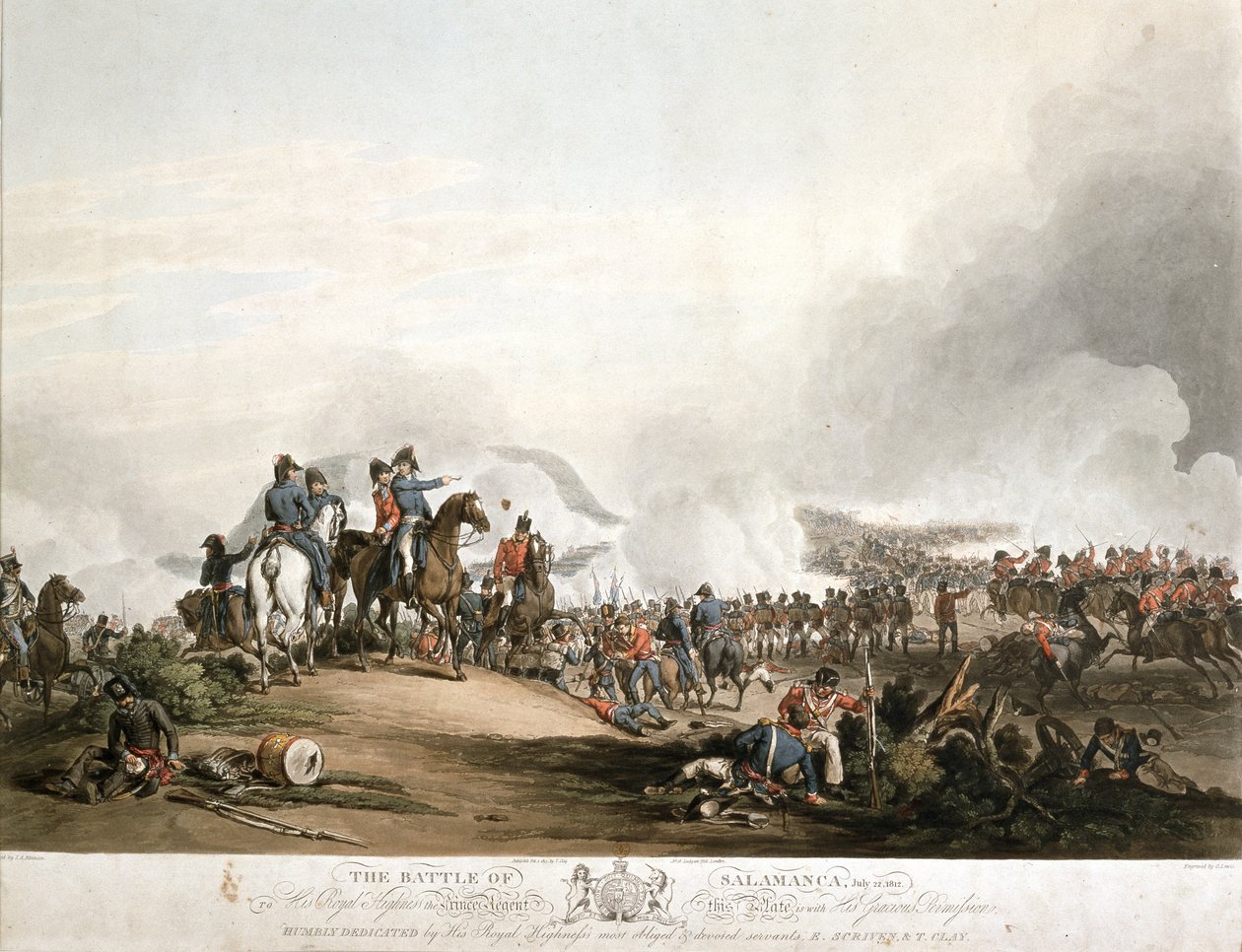 Battle of Salamanca on 22nd July 1812 by John Augustus Atkinson